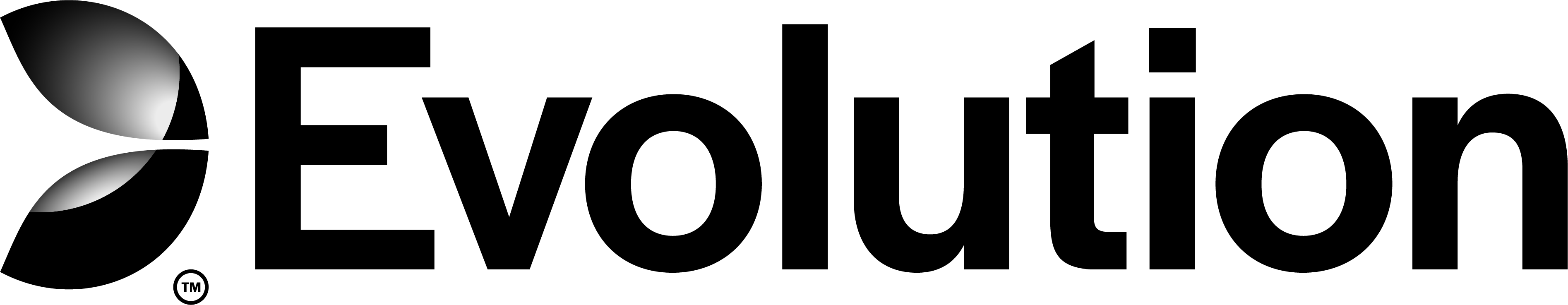 Logotipo de Evolution en línea 3789x737